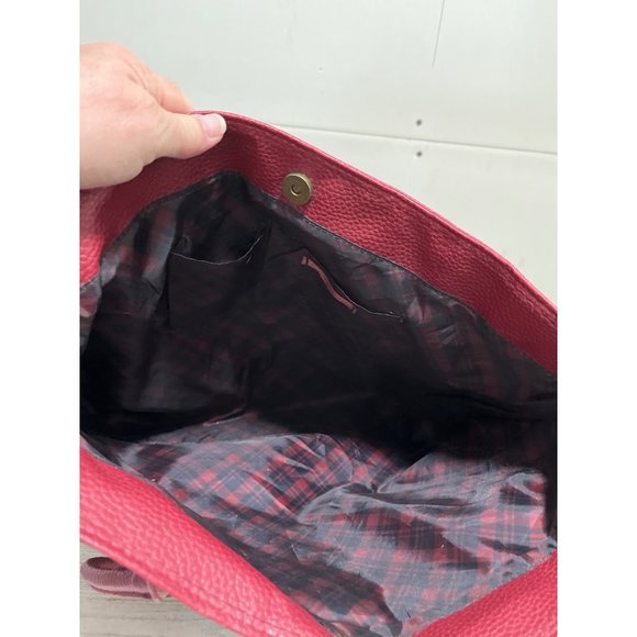 Essence of Beauty burgundy 13x16.5x4.5 tote bag - Picture 4 of 8